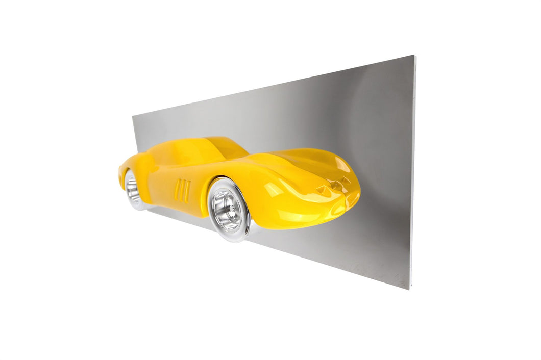FERRARI - WALL MOUNTED 250 GTO YELLOW